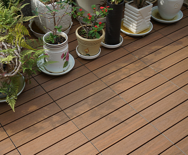 NewTechWood-deck tiles